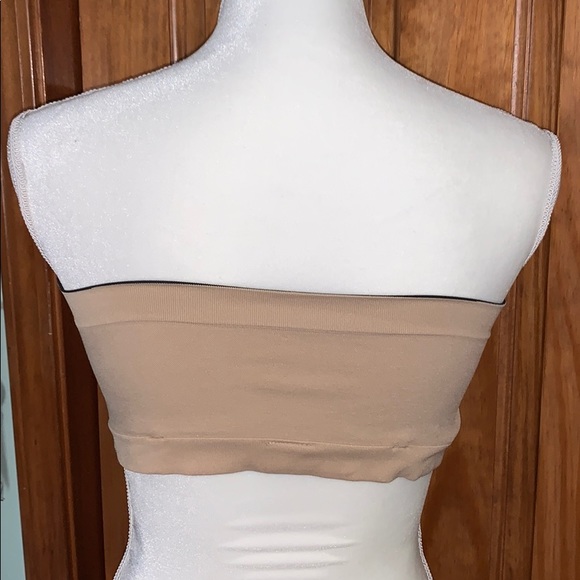 L black tan reversible bandeau stretchy bra - Picture 6 of 7